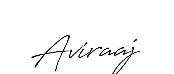 How to make Aviraaj name signature. Use Antro_Vectra_Bolder style for creating short signs online. This is the latest handwritten sign. Aviraaj signature style 7 images and pictures png