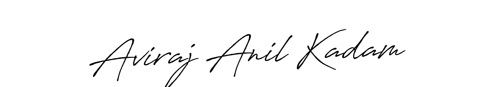 Make a beautiful signature design for name Aviraj Anil Kadam. Use this online signature maker to create a handwritten signature for free. Aviraj Anil Kadam signature style 7 images and pictures png