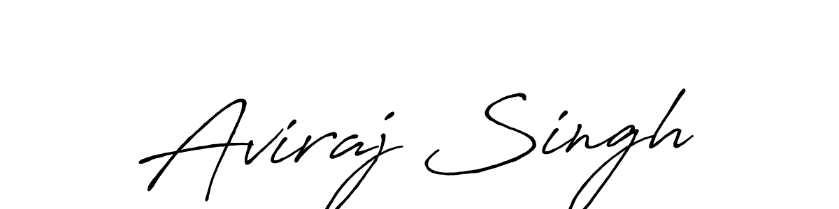 How to make Aviraj Singh signature? Antro_Vectra_Bolder is a professional autograph style. Create handwritten signature for Aviraj Singh name. Aviraj Singh signature style 7 images and pictures png