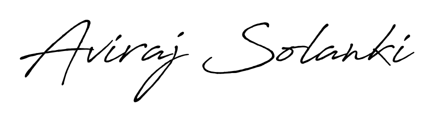 Aviraj Solanki stylish signature style. Best Handwritten Sign (Antro_Vectra_Bolder) for my name. Handwritten Signature Collection Ideas for my name Aviraj Solanki. Aviraj Solanki signature style 7 images and pictures png