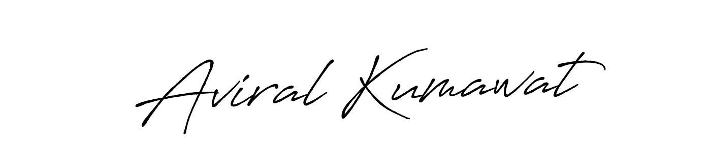 Aviral Kumawat stylish signature style. Best Handwritten Sign (Antro_Vectra_Bolder) for my name. Handwritten Signature Collection Ideas for my name Aviral Kumawat. Aviral Kumawat signature style 7 images and pictures png