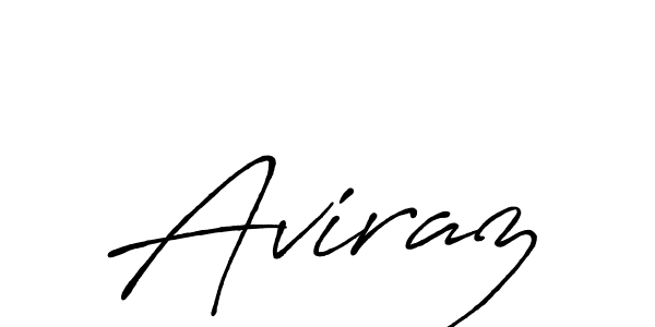 Use a signature maker to create a handwritten signature online. With this signature software, you can design (Antro_Vectra_Bolder) your own signature for name Aviraz. Aviraz signature style 7 images and pictures png