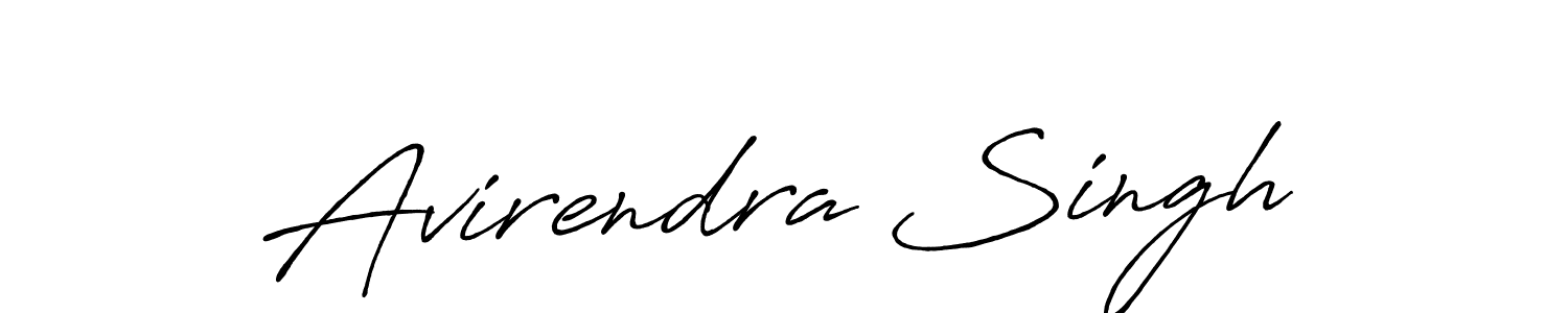 Also You can easily find your signature by using the search form. We will create Avirendra Singh name handwritten signature images for you free of cost using Antro_Vectra_Bolder sign style. Avirendra Singh signature style 7 images and pictures png