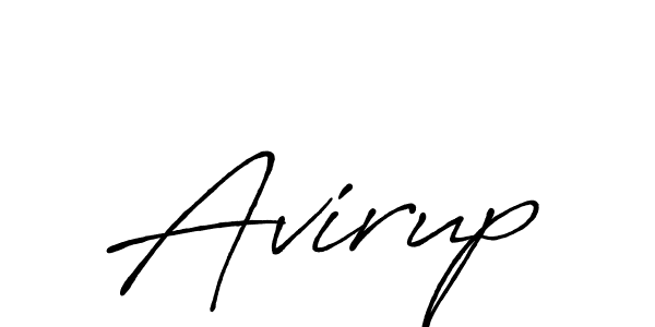 Create a beautiful signature design for name Avirup. With this signature (Antro_Vectra_Bolder) fonts, you can make a handwritten signature for free. Avirup signature style 7 images and pictures png