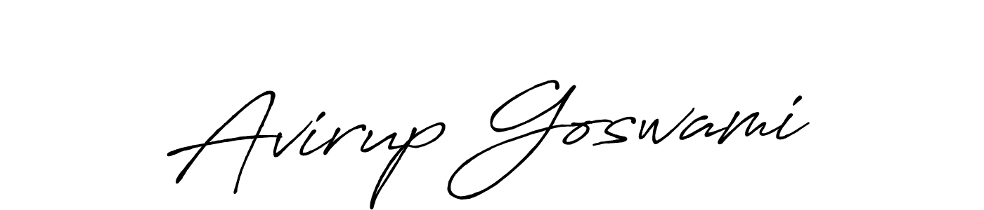 if you are searching for the best signature style for your name Avirup Goswami. so please give up your signature search. here we have designed multiple signature styles  using Antro_Vectra_Bolder. Avirup Goswami signature style 7 images and pictures png