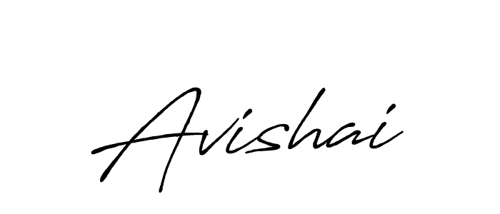 Make a beautiful signature design for name Avishai. With this signature (Antro_Vectra_Bolder) style, you can create a handwritten signature for free. Avishai signature style 7 images and pictures png