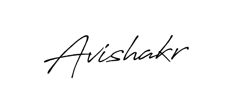 Make a beautiful signature design for name Avishakr. With this signature (Antro_Vectra_Bolder) style, you can create a handwritten signature for free. Avishakr signature style 7 images and pictures png