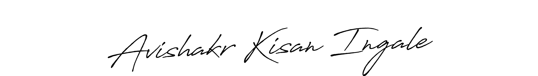 Design your own signature with our free online signature maker. With this signature software, you can create a handwritten (Antro_Vectra_Bolder) signature for name Avishakr Kisan Ingale. Avishakr Kisan Ingale signature style 7 images and pictures png