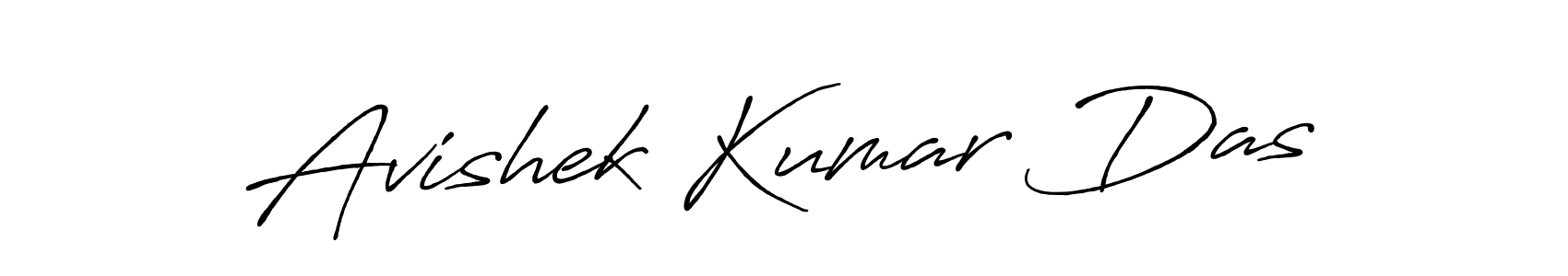 Create a beautiful signature design for name Avishek Kumar Das. With this signature (Antro_Vectra_Bolder) fonts, you can make a handwritten signature for free. Avishek Kumar Das signature style 7 images and pictures png