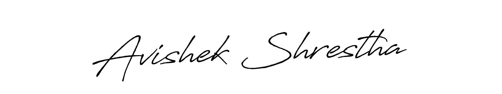 Similarly Antro_Vectra_Bolder is the best handwritten signature design. Signature creator online .You can use it as an online autograph creator for name Avishek Shrestha. Avishek Shrestha signature style 7 images and pictures png