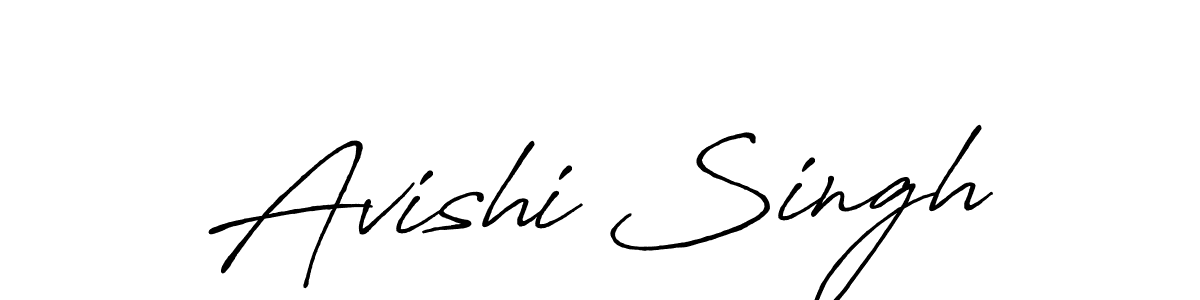 You should practise on your own different ways (Antro_Vectra_Bolder) to write your name (Avishi Singh) in signature. don't let someone else do it for you. Avishi Singh signature style 7 images and pictures png