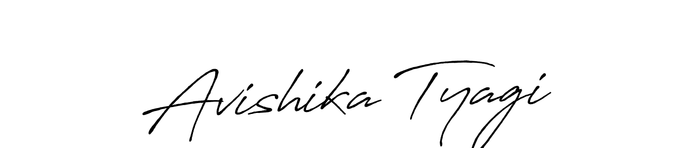 How to make Avishika Tyagi signature? Antro_Vectra_Bolder is a professional autograph style. Create handwritten signature for Avishika Tyagi name. Avishika Tyagi signature style 7 images and pictures png