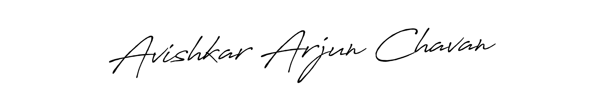 How to make Avishkar Arjun Chavan signature? Antro_Vectra_Bolder is a professional autograph style. Create handwritten signature for Avishkar Arjun Chavan name. Avishkar Arjun Chavan signature style 7 images and pictures png