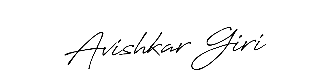 It looks lik you need a new signature style for name Avishkar Giri. Design unique handwritten (Antro_Vectra_Bolder) signature with our free signature maker in just a few clicks. Avishkar Giri signature style 7 images and pictures png