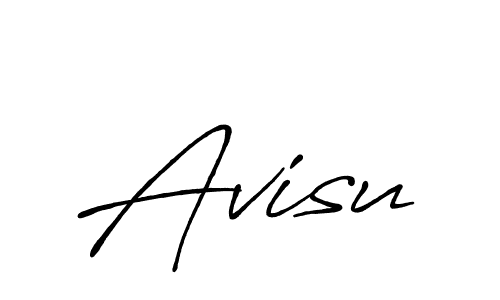 You should practise on your own different ways (Antro_Vectra_Bolder) to write your name (Avisu) in signature. don't let someone else do it for you. Avisu signature style 7 images and pictures png