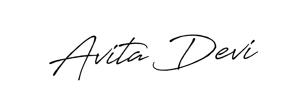 How to make Avita Devi signature? Antro_Vectra_Bolder is a professional autograph style. Create handwritten signature for Avita Devi name. Avita Devi signature style 7 images and pictures png