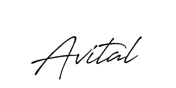 Make a short Avital signature style. Manage your documents anywhere anytime using Antro_Vectra_Bolder. Create and add eSignatures, submit forms, share and send files easily. Avital signature style 7 images and pictures png