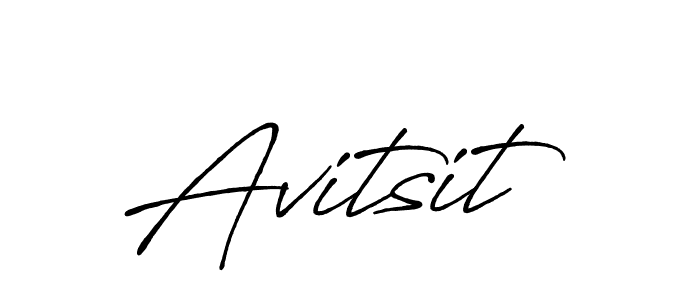 Make a beautiful signature design for name Avitsit. With this signature (Antro_Vectra_Bolder) style, you can create a handwritten signature for free. Avitsit signature style 7 images and pictures png