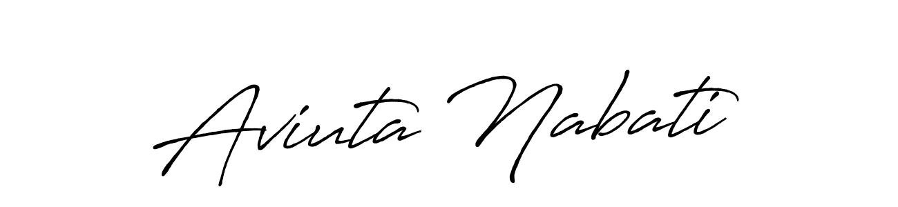 Make a beautiful signature design for name Aviuta Nabati. Use this online signature maker to create a handwritten signature for free. Aviuta Nabati signature style 7 images and pictures png