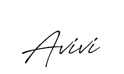 Use a signature maker to create a handwritten signature online. With this signature software, you can design (Antro_Vectra_Bolder) your own signature for name Avivi. Avivi signature style 7 images and pictures png