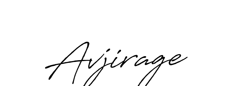 Make a beautiful signature design for name Avjirage. With this signature (Antro_Vectra_Bolder) style, you can create a handwritten signature for free. Avjirage signature style 7 images and pictures png