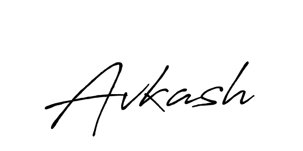 How to make Avkash name signature. Use Antro_Vectra_Bolder style for creating short signs online. This is the latest handwritten sign. Avkash signature style 7 images and pictures png