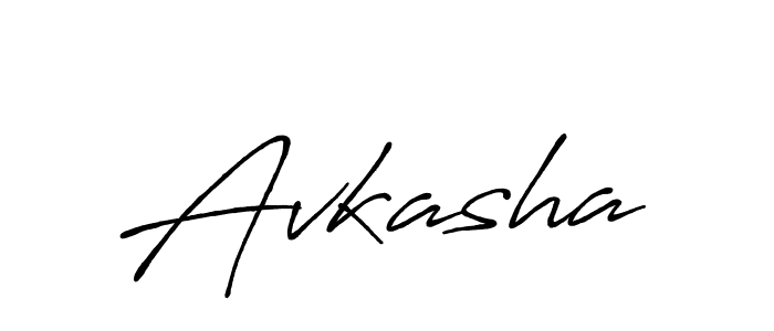 Design your own signature with our free online signature maker. With this signature software, you can create a handwritten (Antro_Vectra_Bolder) signature for name Avkasha. Avkasha signature style 7 images and pictures png