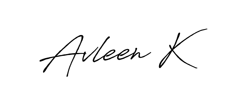 The best way (Antro_Vectra_Bolder) to make a short signature is to pick only two or three words in your name. The name Avleen K include a total of six letters. For converting this name. Avleen K signature style 7 images and pictures png