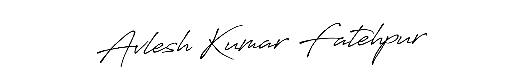 Use a signature maker to create a handwritten signature online. With this signature software, you can design (Antro_Vectra_Bolder) your own signature for name Avlesh Kumar Fatehpur. Avlesh Kumar Fatehpur signature style 7 images and pictures png