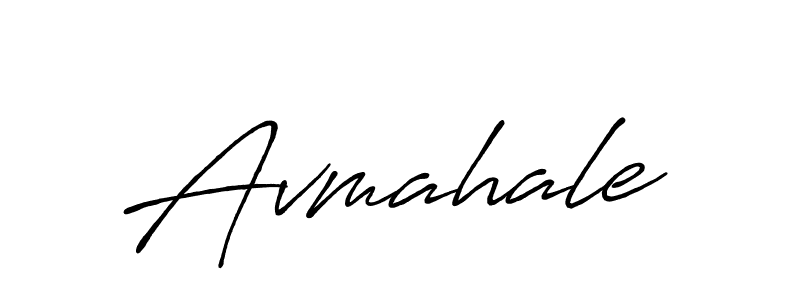 Make a beautiful signature design for name Avmahale. With this signature (Antro_Vectra_Bolder) style, you can create a handwritten signature for free. Avmahale signature style 7 images and pictures png
