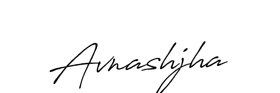 Make a beautiful signature design for name Avnashjha. With this signature (Antro_Vectra_Bolder) style, you can create a handwritten signature for free. Avnashjha signature style 7 images and pictures png