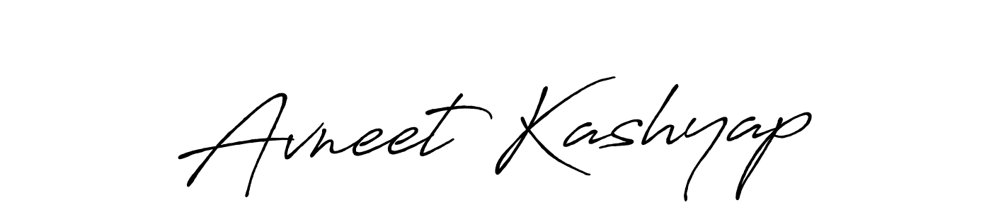 Make a beautiful signature design for name Avneet Kashyap. Use this online signature maker to create a handwritten signature for free. Avneet Kashyap signature style 7 images and pictures png
