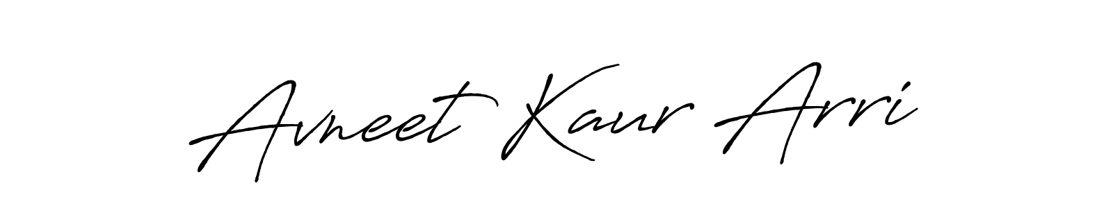 Make a beautiful signature design for name Avneet Kaur Arri. Use this online signature maker to create a handwritten signature for free. Avneet Kaur Arri signature style 7 images and pictures png