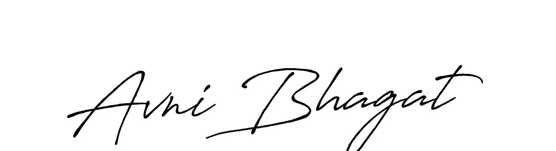 Also You can easily find your signature by using the search form. We will create Avni Bhagat name handwritten signature images for you free of cost using Antro_Vectra_Bolder sign style. Avni Bhagat signature style 7 images and pictures png