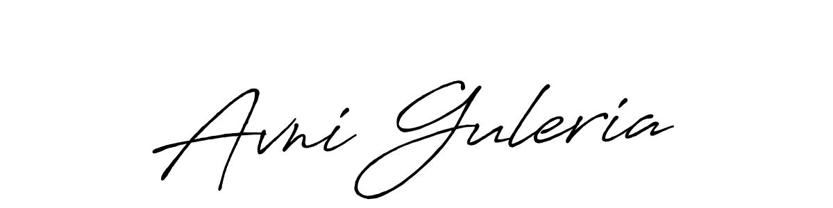 You can use this online signature creator to create a handwritten signature for the name Avni Guleria. This is the best online autograph maker. Avni Guleria signature style 7 images and pictures png