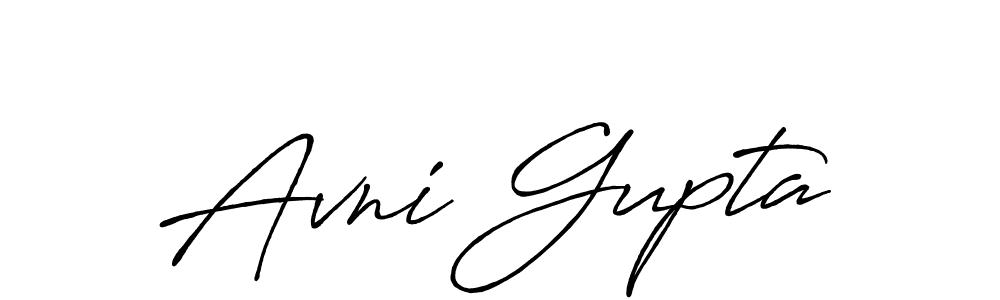 Here are the top 10 professional signature styles for the name Avni Gupta. These are the best autograph styles you can use for your name. Avni Gupta signature style 7 images and pictures png