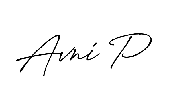 Also You can easily find your signature by using the search form. We will create Avni P name handwritten signature images for you free of cost using Antro_Vectra_Bolder sign style. Avni P signature style 7 images and pictures png