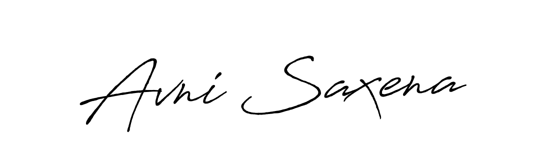 You should practise on your own different ways (Antro_Vectra_Bolder) to write your name (Avni Saxena) in signature. don't let someone else do it for you. Avni Saxena signature style 7 images and pictures png