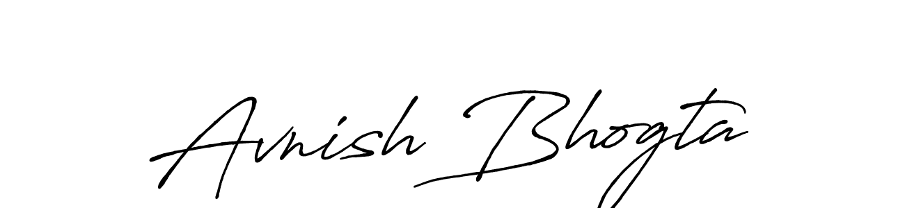 Here are the top 10 professional signature styles for the name Avnish Bhogta. These are the best autograph styles you can use for your name. Avnish Bhogta signature style 7 images and pictures png