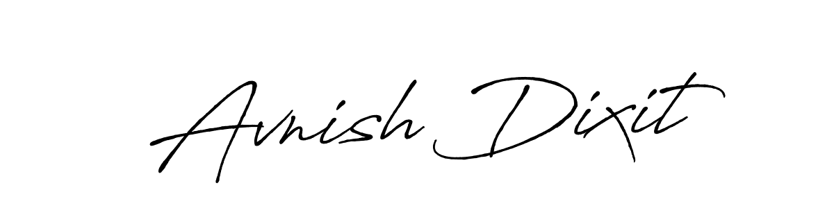 Also we have Avnish Dixit name is the best signature style. Create professional handwritten signature collection using Antro_Vectra_Bolder autograph style. Avnish Dixit signature style 7 images and pictures png