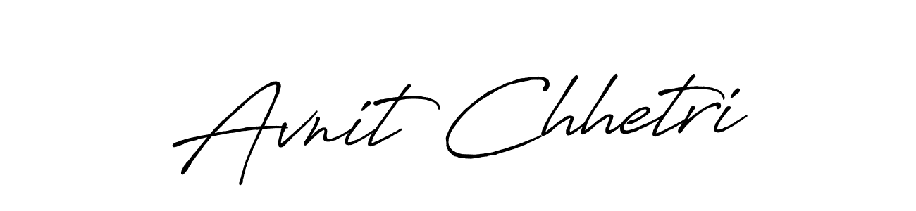 Once you've used our free online signature maker to create your best signature Antro_Vectra_Bolder style, it's time to enjoy all of the benefits that Avnit Chhetri name signing documents. Avnit Chhetri signature style 7 images and pictures png