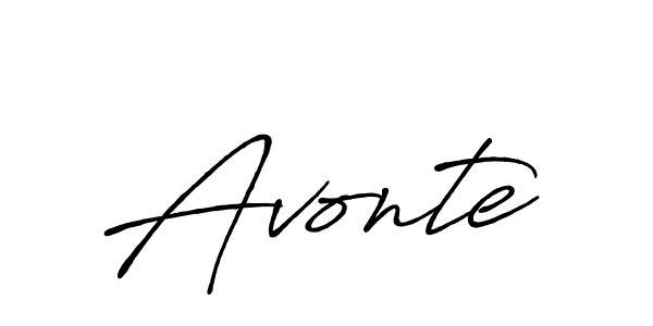 Make a short Avonte signature style. Manage your documents anywhere anytime using Antro_Vectra_Bolder. Create and add eSignatures, submit forms, share and send files easily. Avonte signature style 7 images and pictures png