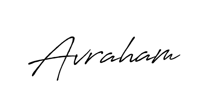 Create a beautiful signature design for name Avraham. With this signature (Antro_Vectra_Bolder) fonts, you can make a handwritten signature for free. Avraham signature style 7 images and pictures png