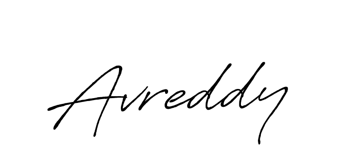 Create a beautiful signature design for name Avreddy. With this signature (Antro_Vectra_Bolder) fonts, you can make a handwritten signature for free. Avreddy signature style 7 images and pictures png