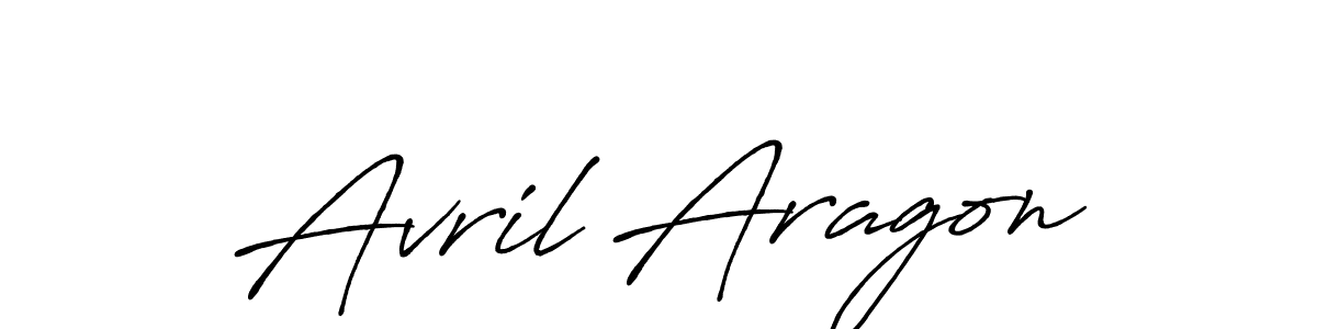 if you are searching for the best signature style for your name Avril Aragon. so please give up your signature search. here we have designed multiple signature styles  using Antro_Vectra_Bolder. Avril Aragon signature style 7 images and pictures png
