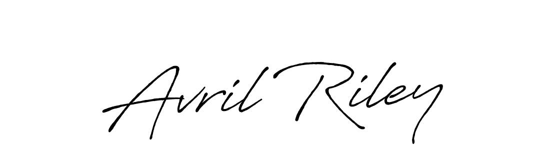 Also we have Avril Riley name is the best signature style. Create professional handwritten signature collection using Antro_Vectra_Bolder autograph style. Avril Riley signature style 7 images and pictures png