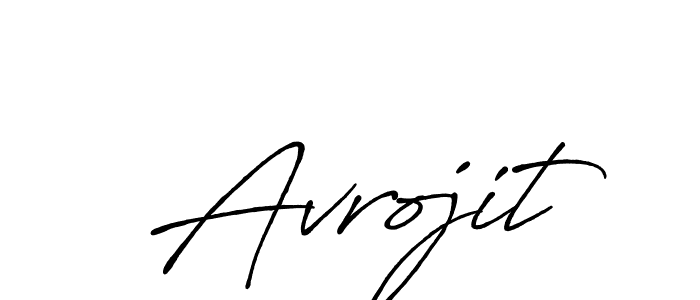 Also we have Avrojit name is the best signature style. Create professional handwritten signature collection using Antro_Vectra_Bolder autograph style. Avrojit signature style 7 images and pictures png
