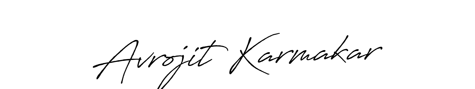 This is the best signature style for the Avrojit Karmakar name. Also you like these signature font (Antro_Vectra_Bolder). Mix name signature. Avrojit Karmakar signature style 7 images and pictures png