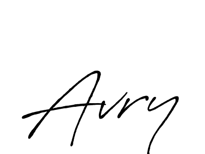 Also we have Avry name is the best signature style. Create professional handwritten signature collection using Antro_Vectra_Bolder autograph style. Avry signature style 7 images and pictures png