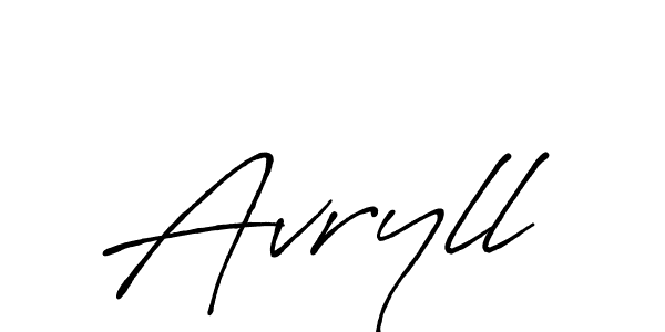 Also we have Avryll name is the best signature style. Create professional handwritten signature collection using Antro_Vectra_Bolder autograph style. Avryll signature style 7 images and pictures png